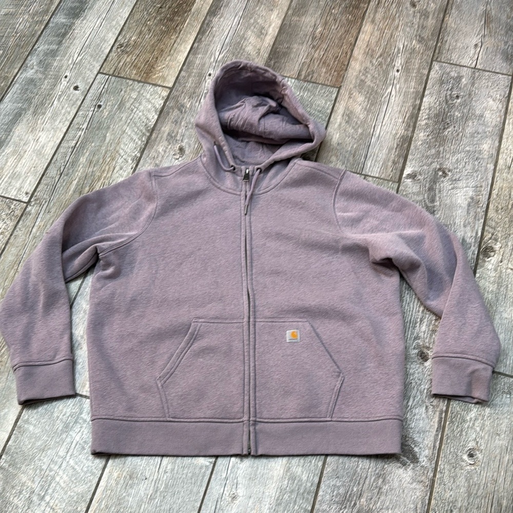CARHARTT WOMEN'S RELAXED FIT MIDWEIGHT FULL-ZIP SWEATSHIRT XXL